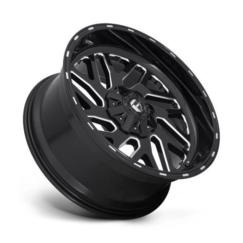 22x10 fuel off-road d581 triton gloss black milled wheel 6x5.5 bolt pattern 19mm offset