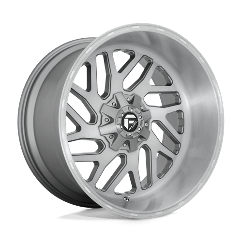 20x12 fuel off-road d715 triton platinum brushed gun metal tinted clear wheel 6x5.5 bolt pattern 44mm offset