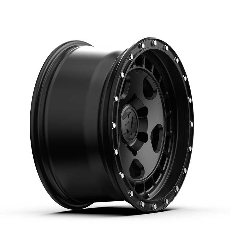17x8.5 Fifteen 52 Turbomac HD Satin Black Wheel 6x5.5 Bolt Pattern 0mm Offset