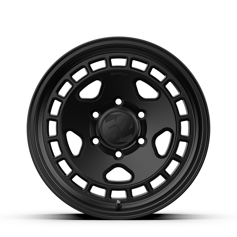17x8.5 Fifteen 52 Turbomac HD Classic Satin Black Wheel 6x5.5 Bolt Pattern 0mm Offset