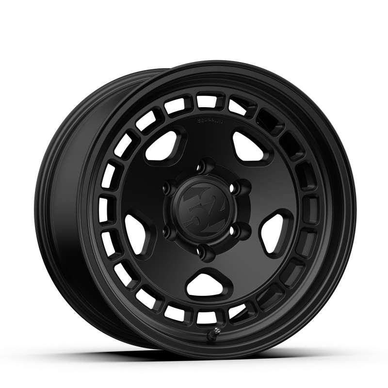 17x8.5 Fifteen 52 Turbomac HD Classic Satin Black Wheel 6x5.5 Bolt Pattern 0mm Offset
