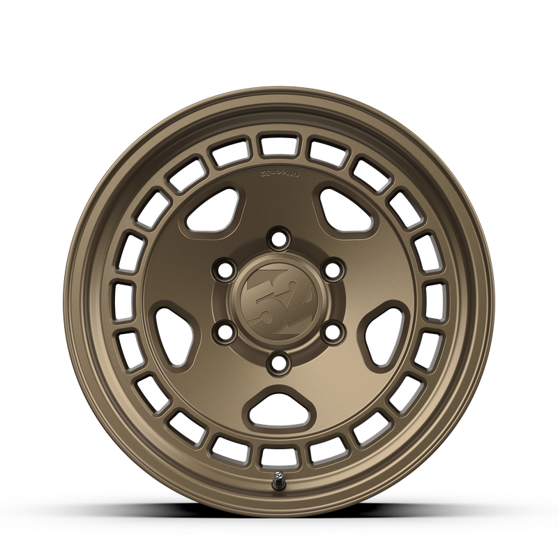 17x8.5 Fifteen 52 Turbomac HD Classic Matte Bronze Wheel 6x5.5 Bolt Pattern 0mm Offset