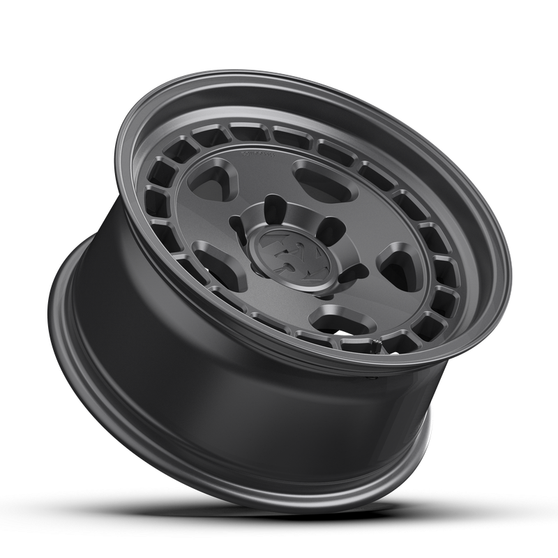 17x8.5 Fifteen 52 Turbomac HD Classic Satin Gunmetal Wheel 6x5.5 Bolt Pattern 0mm Offset