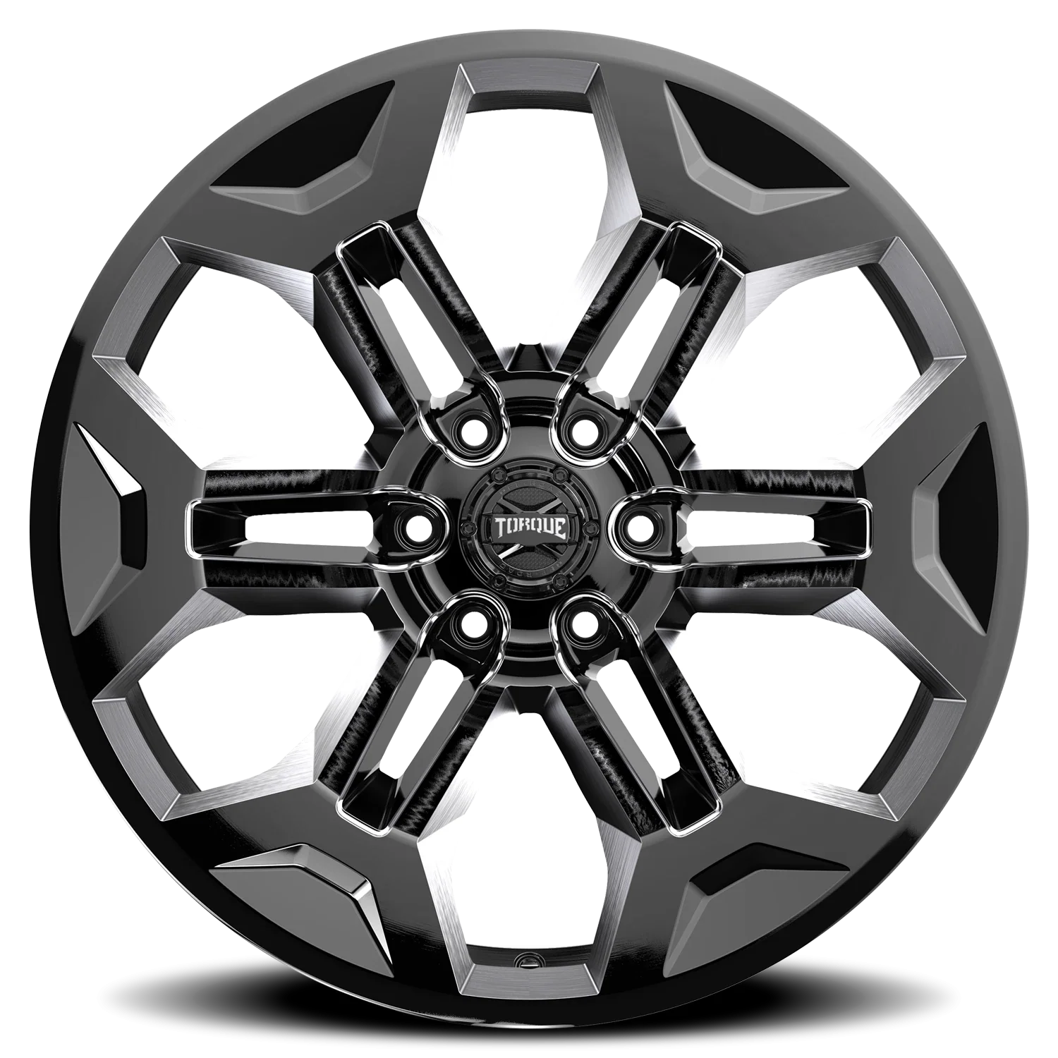 20x9 torque wheels pulse tw405c gloss black premium milled wheel 6x5 5 bolt pattern 0 offset