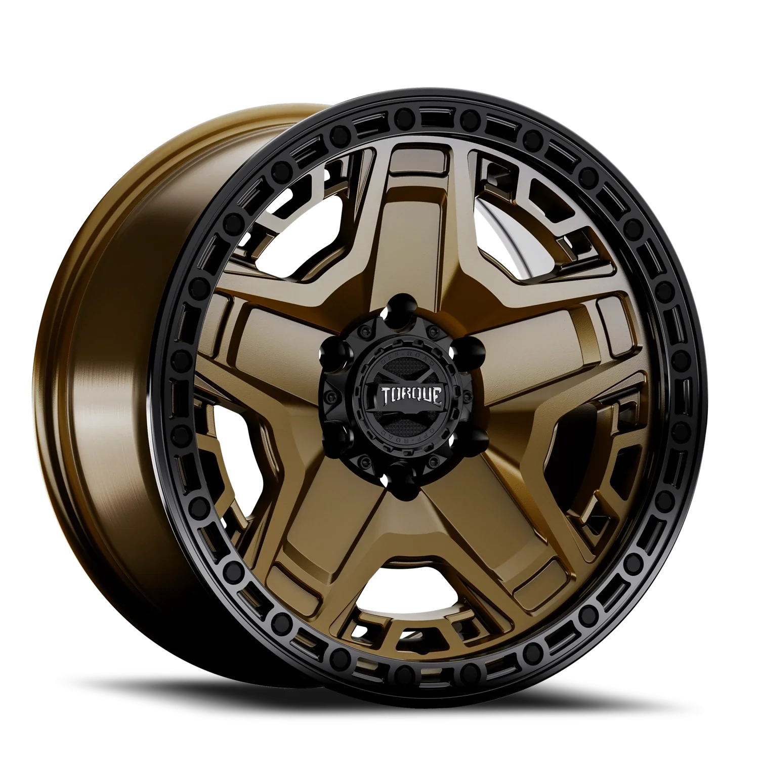 17x9 torque wheels blackhawk tw448r hybrid forged satin bronze with satin black lip wheel 6x5 5 bolt pattern 18 offset