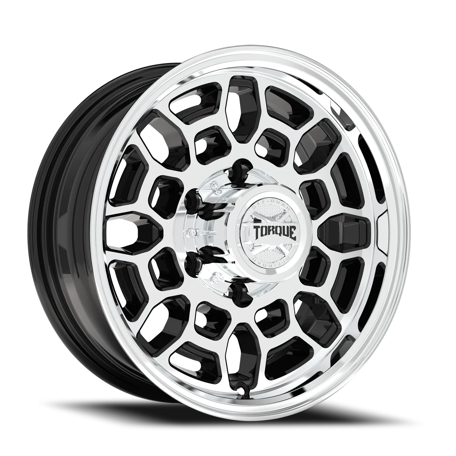 15x6 torque wheels rollex tw753c gloss black machined wheel 6x5 5 bolt pattern 0 offset