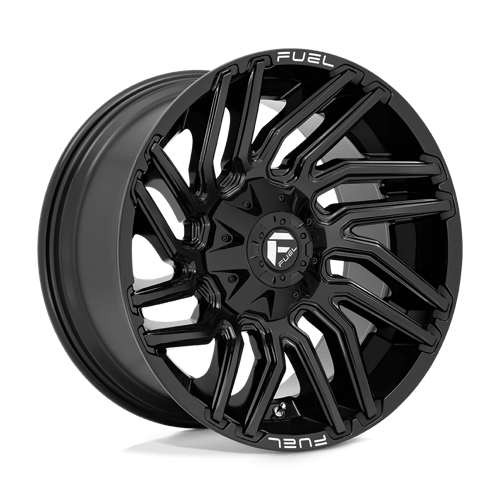 20x10 fuel off-road d776 typhoon gloss black wheel 6x5.5 bolt pattern 18mm offset
