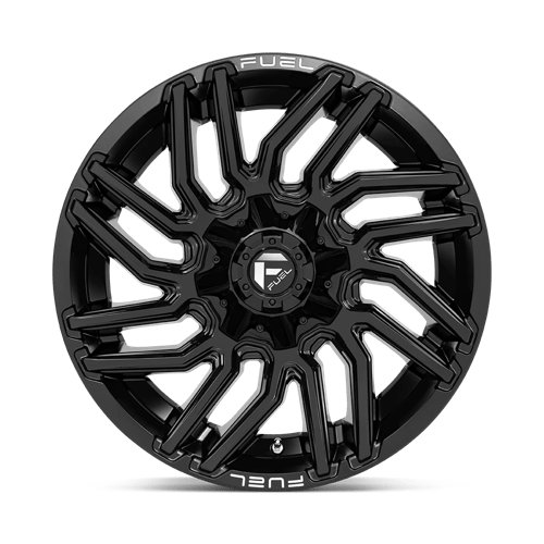 20x10 fuel off-road d776 typhoon gloss black wheel 6x5.5 bolt pattern 18mm offset