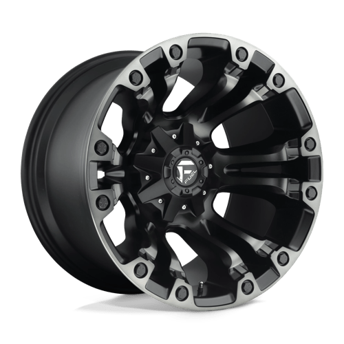 18x9 fuel off-road d851 vapor matte black gray tint wheel 6x5.5 bolt pattern 13mm offset
