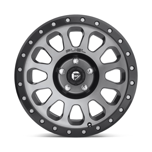 18x9 fuel off-road d601 vector matte gunmetal black bead ring wheel 6x5.5 bolt pattern 1mm offset