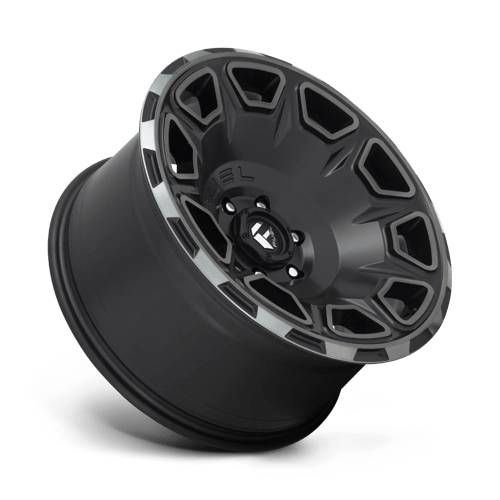 17x9 fuel off-road d686 vengeance matte black double dark tint wheel 6x5.5 bolt pattern 12mm offset