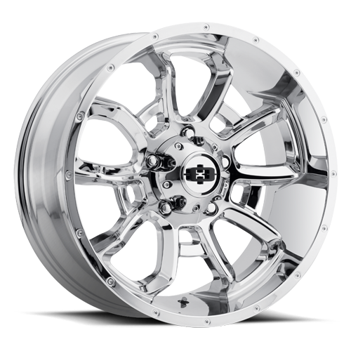 20x12 Vision 415 Bomb Chrome Wheel 6x5.5 Bolt Pattern -51mm Offset
