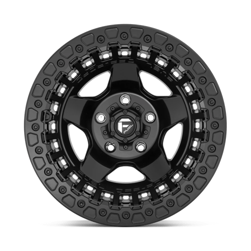 17x9 fuel off-road d118 warp matte black beadlock wheel 6x5.5 bolt pattern 15mm offset