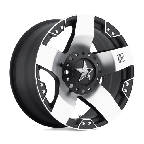 20x8 5 xd wheels xd775 rockstar machined face w blk windows wheel 6x5.5 bolt pattern 35mm offset