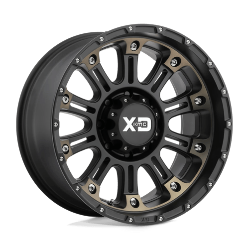 20x10 xd wheels xd829 hoss ii satin black mach w dark tint wheel 6x5.5 bolt pattern 24mm offset