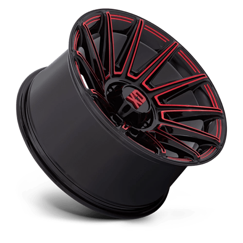 20x10 xd wheels xd867 specter gloss black w red tint wheel 6x5.5 bolt pattern 18mm offset