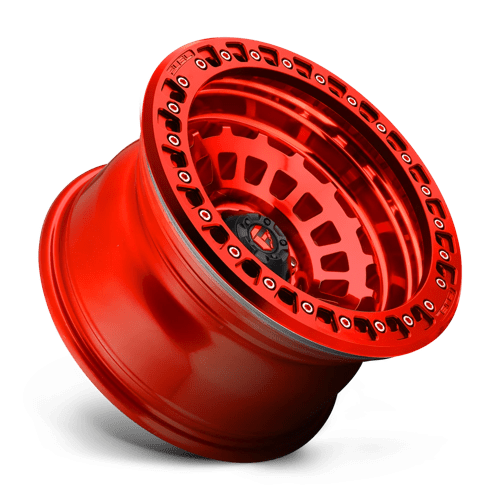 17x9 fuel off-road d100 zephyr candy red beadlock wheel 6x5.5 bolt pattern 15mm offset