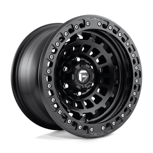 17x9 fuel off-road d101 zephyr matte black beadlock wheel 6x5.5 bolt pattern 15mm offset