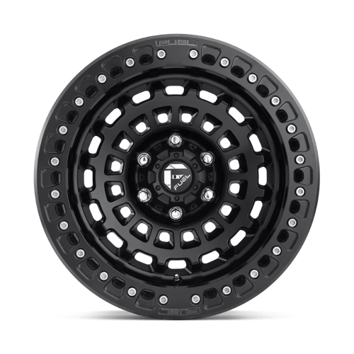 17x9 fuel off-road d101 zephyr matte black beadlock wheel 6x5.5 bolt pattern 15mm offset