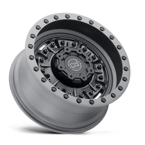 18x9 5 black rhino hard alloys abr abrams textured matte gunmetal wheel 6x5.5 bolt pattern 18mm offset
