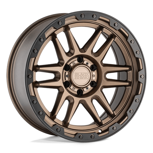 18x9 black rhino hard alloys apc apache matte bronze w blk rg bolts wheel 6x5.5 bolt pattern 18mm offset