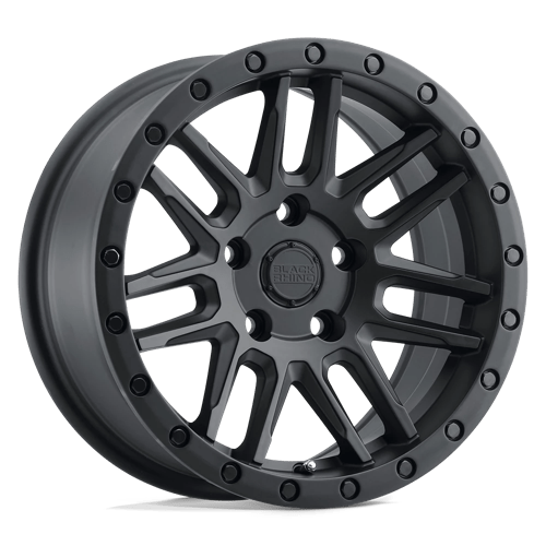 18x9 5 black rhino hard alloys ach arches matte black wheel 6x5.5 bolt pattern 18mm offset