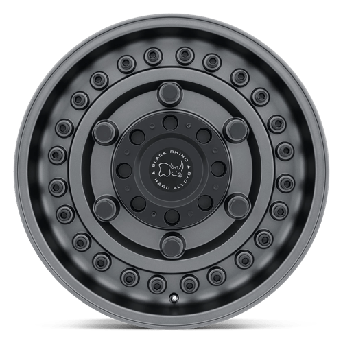 18x9 5 black rhino hard alloys ary armory gun black wheel 6x5.5 bolt pattern 6mm offset