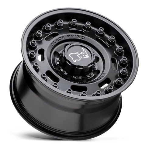 17x9 5 black rhino hard alloys axl axle matte black wheel 6x5.5 bolt pattern 6mm offset