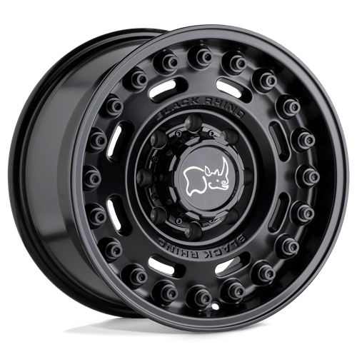 17x9 5 black rhino hard alloys axl axle matte black wheel 6x5.5 bolt pattern 6mm offset