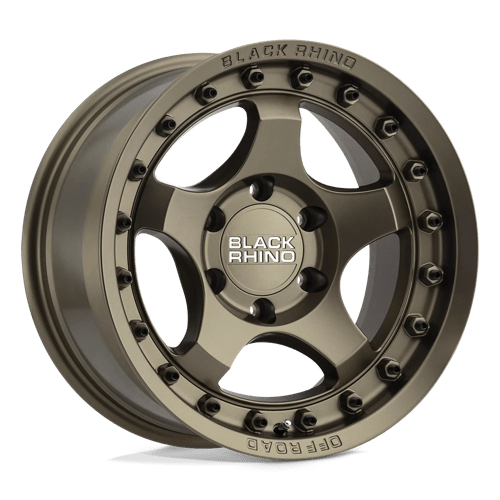 18x9 black rhino hard alloys btm bantam matte bronze wheel 6x5.5 bolt pattern 12mm offset