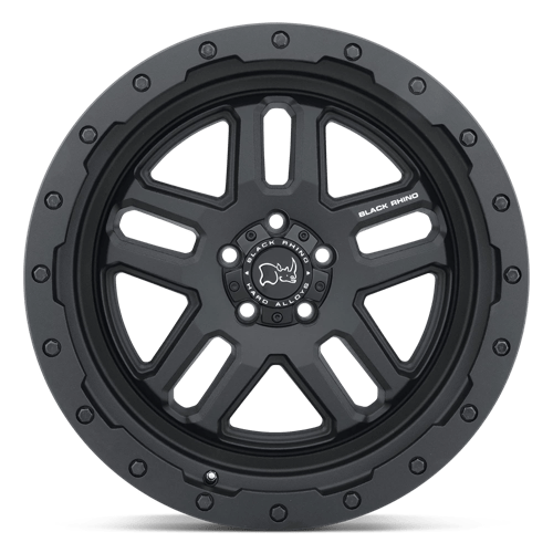 20x9 5 black rhino hard alloys btw barstow textured matte black wheel 6x5.5 bolt pattern 0mm offset