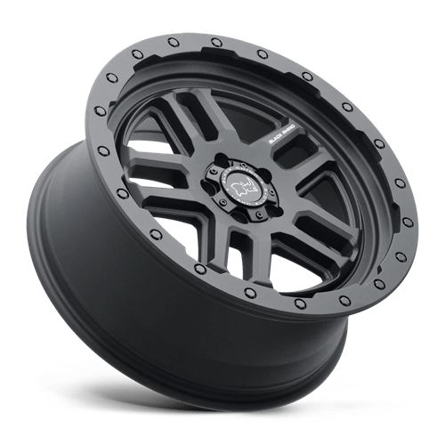 20x9 5 black rhino hard alloys btw barstow textured matte black wheel 6x5.5 bolt pattern 0mm offset