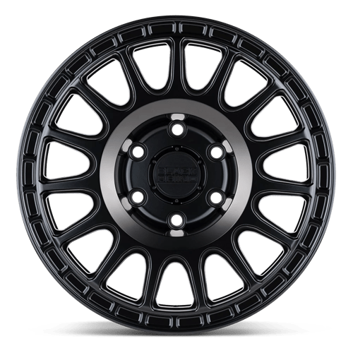 18x8 5 black rhino hard alloys snd sandstorm semi g black w mach dark ring wheel 6x5.5 bolt pattern 0mm offset