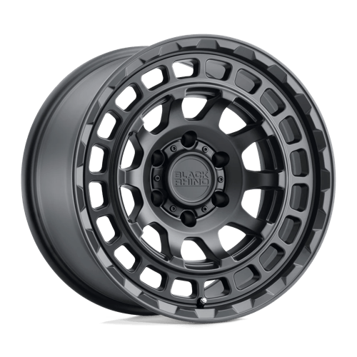 17x8 5 black rhino hard alloys cbr chamber matte black wheel 6x5.5 bolt pattern 0mm offset