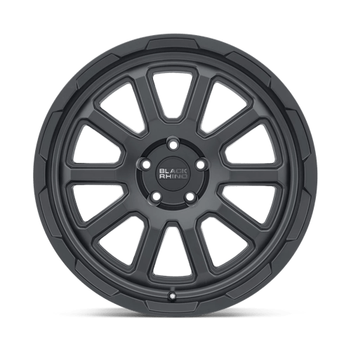 17x9 black rhino hard alloys chs chase matte black wheel 6x5.5 bolt pattern 12mm offset
