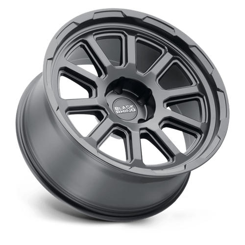 17x9 black rhino hard alloys chs chase matte black wheel 6x5.5 bolt pattern 12mm offset