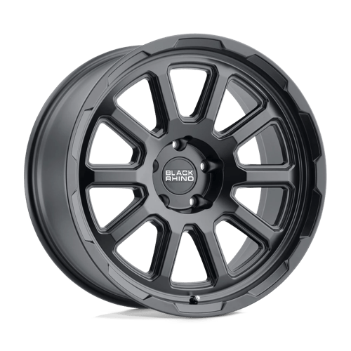 17x9 black rhino hard alloys chs chase matte black wheel 6x5.5 bolt pattern 12mm offset