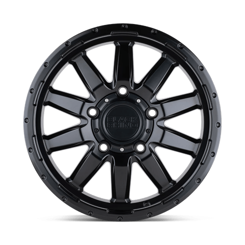 18x8 black rhino hard alloys ecn excursion matte black wheel 6x5.5 bolt pattern 35mm offset