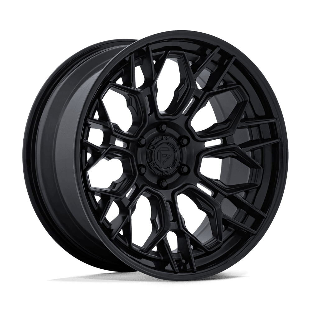22x10 fuel off-road fc409 hive matte black w gloss black lip wheel 6x5.5 bolt pattern 18mm offset