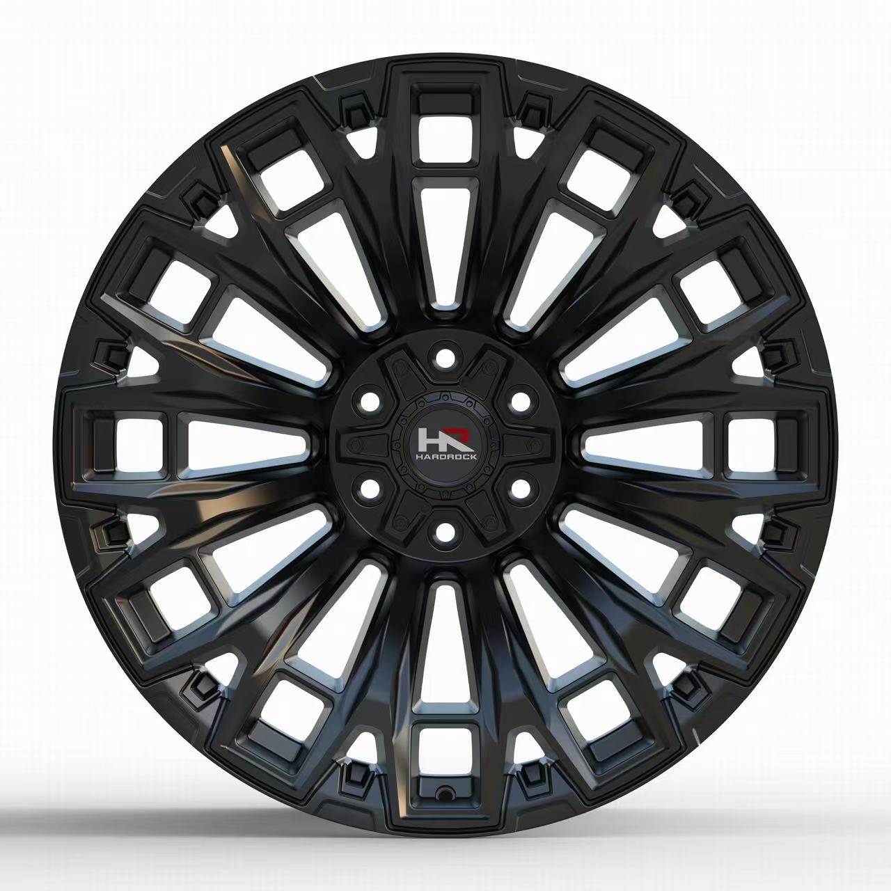 17x9 Hardrock Offroad H110 H110 Satin Black Wheel 6x5.5 Bolt Pattern -12mm Offset