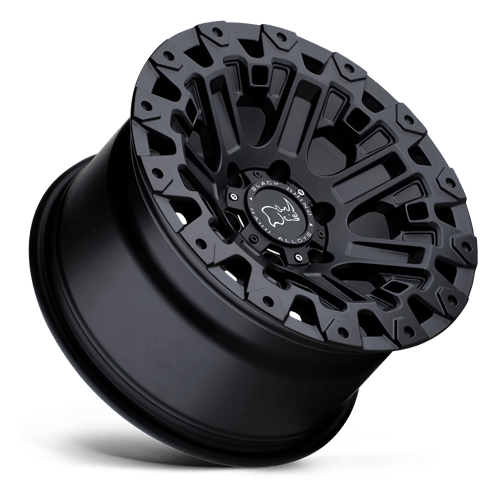 17x9 5 black rhino hard alloys zrk ozark matte black wheel 6x5.5 bolt pattern 18mm offset