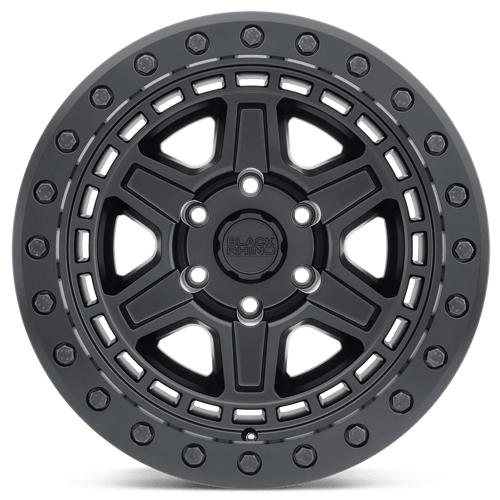 17x9 black rhino hard alloys ren reno matte black w brass bolts wheel 6x5.5 bolt pattern 0mm offset