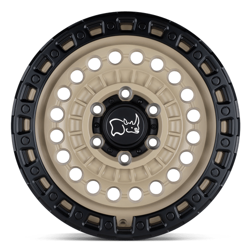 20x9 5 black rhino hard alloys stn sentinel desert sand w black ring wheel 6x5.5 bolt pattern 12mm offset