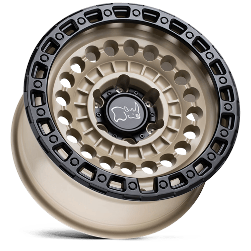 20x9 5 black rhino hard alloys stn sentinel desert sand w black ring wheel 6x5.5 bolt pattern 12mm offset