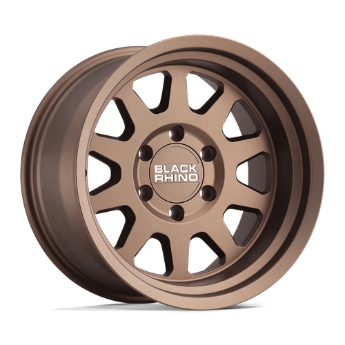 16x8 black rhino hard alloys sdm stadium matte bronze wheel 6x5.5 bolt pattern 10mm offset