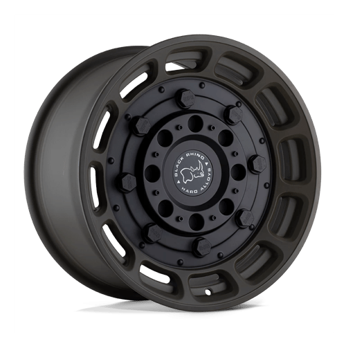 20x9 5 black rhino hard alloys whg warthog matte od green w black center wheel 6x5.5 bolt pattern 12mm offset