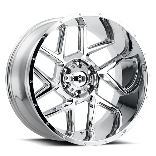 20x9 Vision 360 Sliver Chrome Wheel 6x5.5 Bolt Pattern 0mm Offset
