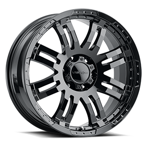 20x9 Vision 375 Warrior Gloss Black Wheel 6x5.5 Bolt Pattern 18mm Offset