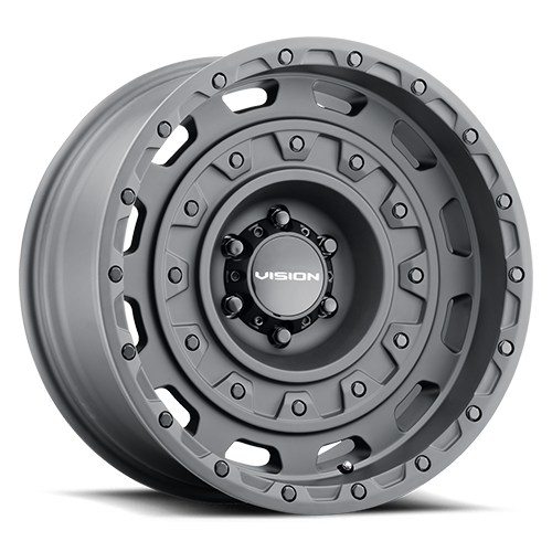 20x9.5 Vision 403 Tactical Satin Black Wheel 6x5.5 Bolt Pattern -18mm Offset