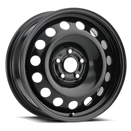 18x9 Vision SW64 Mod Snow Black Wheel 6x5.5 Bolt Pattern -12mm Offset